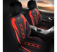 Coprisedili per Auto Coprisedile Adatto A per Audi A3 Texas (1+1) Nero Rosso