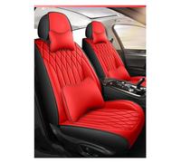 Coprisedili per auto Coprisedile Per Auto 3D Stile Universale In Pelle PU Per Bmw Tutti I Modelli Di Per X5 E87 X1 X2 X3 X4 X6 X7 M3 M4 M5 Accessori Interni Protezione Sedile(Luxury Red 5 Seat)