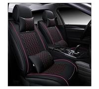 Coprisedili per auto Coprisedile Per Auto A 5 Posti Accessori Per FORD Per Focus MK2 Per Edge Per Explorer Per Per Fiesta Per C-MAX Antiscivolo Comodo Durevole(Black red pillow)