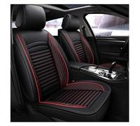 Coprisedili per auto Coprisedili Auto In Pelle Per Ford Per Kuga Per Fiesta Per Mondeo Per Fusion Per Focus Per Ecosport Antiscivolo Comodo Durevole(Nero rosso,edizione standard)