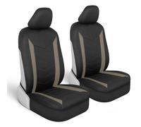 Coprisedili per auto e camion Motor Trend SpillGuard 2 beige - Coprisedili per auto impermeabili con fodera in neoprene, solo per sedili anterior