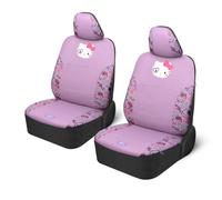 Coprisedili per auto Hello Kitty Coprisedili viola carini Accessori per auto Regalo Accessori Hello Kitty 2 pezzi Coprisedili per auto color lava