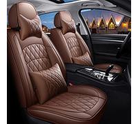 Coprisedili Per Auto In Pelle PU A 5 Posti Per VW Per Polo Per Atlas Per Jetta Per Bora Per Eos Per Sharan Per Variant Per Per Scirocco Per Up Protezioni Sedili Auto(Marrone,Luxury)