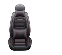 Coprisedili per auto in pelle, set completo, compatibile con Chevrolet Spin Orlando Opel Grandland X, compatibile con Renault Arkana Ford Fusion Dodge Nitro, accessori(Black coffee 5seats 01)
