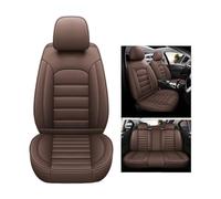 Coprisedili per auto in pelle, set completo, compatibile con Chevrolet Spin Orlando Opel Grandland X, compatibile con Renault Arkana Ford Fusion Dodge Nitro, accessori(Black red 5seats)