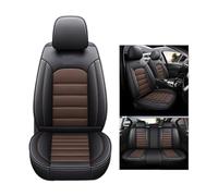 Coprisedili per auto in pelle, set completo, compatibile con Chevrolet Spin Orlando Opel Grandland X, compatibile con Renault Arkana Ford Fusion Dodge Nitro, accessori(Black coffee 5seats)