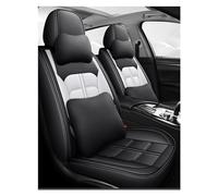 Coprisedili per auto Per Ford Per Focus 2 Per Fiesta Per Focus 3 Per Mondeo MK4 Per Fusion Per Kuga Set Coprisedili Per Auto Antiscivolo Comodo Durevole(White Black,DE)