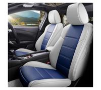 Coprisedili per auto Per Jeep Per Compass Per Wrangler Personalizzato Seggiolino Auto In Pelle Coperture Per Patriot Per Cherokee Per Grand Per Il Comandante Per Renegade(GREY blue,B)