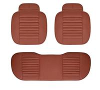 Coprisedili per auto Per PEUGEOT Per 206 307SW 308 407 408 Per 508sw 208 2008 3008 Coprisedile Per Auto In Pelle PU Cuscino Del Sedile Antiscivolo Comodo Durevole(Brown 5 Seat)