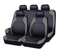 Coprisedili per Auto per Suzuki Swift MZ/Ez/FZ/NZ/RZ/AZ 2011 2012 2013 2014 2015 2016 2017-2024, Cuscino del Sedile Traspirante Antiscivolo Impermeabile in Piena Pelle,Grey