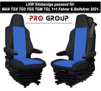 Coprisedili per camion adatti MAN TGX TG3 TGS TGM TGL 1+1 conducente e