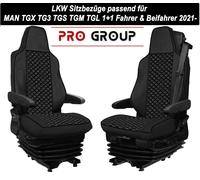 Coprisedili per camion adatti MAN TGX TG3 TGS TGM TGL 1+1 conducente e