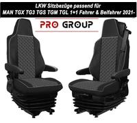Coprisedili per camion MAN TGX TG3 TGS TGM TGL protettivi in ??ecopelle GRIGIO