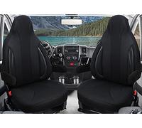 BREMER SITZBEZÜGE Coprisedili per conducente e passeggero compatibili con camper Pössl Weinsberg Knaus Adria Dethleffs Fendt Carthago Bürstner Eura Mobile Pilote Laika Kabe Chausson Hobby PL403 (nero)