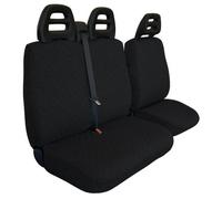 Coprisedili Per Furgoni Tg. Sp24 Tess. Cotone Trapuntato Nero