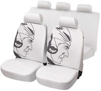 COPRISEDILI PER HYUNDAI IONIQ 2016-in poi 12684 BIANCO COTONE FODERE AUTO COMPAT