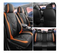Coprisedili Per HYUNDAI Per Tucson Per Santa FE I30 I40 Per Veloster Per Creta Per Elantra Coprisedile Universale Per Auto A Copertura Totale Coprisedile(Black Orange 5 Seat E)