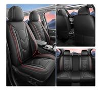 Coprisedili Per HYUNDAI Per Tucson Per Santa FE I30 I40 Per Veloster Per Creta Per Elantra Coprisedile Universale Per Auto A Copertura Totale Coprisedile(Black Red 5 Seat C)