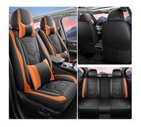 Coprisedili Per HYUNDAI Per Tucson Per Santa FE I30 I40 Per Veloster Per Creta Per Elantra Coprisedile Universale Per Auto A Copertura Totale Coprisedile(Black Orange 5 Seat K)