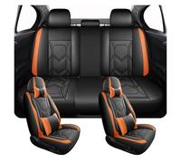 Coprisedili Per Jaguar Per XF Per I-PCAE Per XE Per F-PACE Accessori Cuscino Di Protezione Della Copertura Del Seggiolino Auto Antiscivolo Copri Sedili Auto(B Set-Orange)