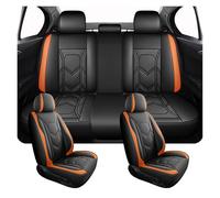 Coprisedili Per Jaguar Per XF Per I-PCAE Per XE Per F-PACE Accessori Cuscino Di Protezione Della Copertura Del Seggiolino Auto Antiscivolo Copri Sedili Auto(A Set-Orange)