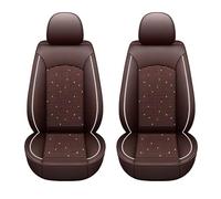 Coprisedili per Mercedes Benz W212 A180 B200 C200 C300 Classe E Gla Gle S500 Glk Cla, Confezione da 2, Set di Coprisedili Anteriori, Tessuto in Similpelle Effetto Seta Ghiacciata,Brown