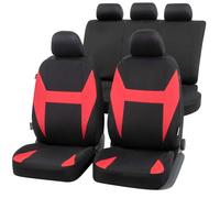 COPRISEDILI PER MITSUBISHI ECLIPSE CROSS 2018-in poi 13325 NERO ROSSO FODERE AUT