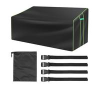 Coprisedili per panca da esterno, con ventilazione protettiva impermeabile, rivestimento rinforzato per 2 persone, terrazza giardino, per divano, poltrona, giardino, terrazza, prato, inverno, estate