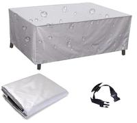 Coprisedili per panca da giardino a 2 posti, impermeabili, 150 x 75 x 70 cm, resistente, in tessuto Oxford 420D, antivento, anti-UV, con prese d'aria, coprisedili da giardino