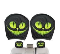 Coprisedili per poggiatesta auto | 1 paio di copri poggiatesta auto cartone animato | protezione decorativa per berline pick-up auto | guida quotidiana viaggio su strada