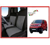 Coprisedili set per Citroën Jumpy dal 2016 senza tavolino seduta intera grigio