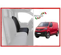 Coprisedili solo lato guida fodere per Opel Vivaro dal 2019 nero set kit