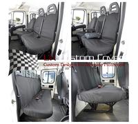 Coprisedili Su Misura Per Furgone Crew Citroen Relay - 2020 - Nero 380 381