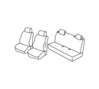 Coprisedili superiori - Beige - compatibili per Fiat Grande Punto 5p (09/05>04/12) - Fiat Punto 5p (01/12>04/19) - Fiat Punto Evo 5p (10/09>04/12)