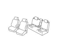 Coprisedili superiori - Grigio/Nero - compatibili per VW Golf VII 5p (11/12>12/19) Comfortline, BlueMotion - Volkswagen Golf VII Variant (10/13>05/20)