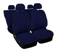 COPRISEDILI UNIVERSALI PER AUTO ADATTABILI ZIP AIRBAG LATERALE BLU SCURO