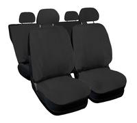 COPRISEDILI UNIVERSALI AUTO ADATTABILI ZIP AIRBAG LATERALE COLORE GRIGIO SCURO