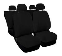 COPRISEDILI UNIVERSALI AUTO ADATTABILI ZIP AIRBAG LATERALE COLORE NERO