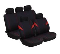 Coprisedili Universali Auto Per Sedili Standard, 2 Zip Posteriori Coprivolante