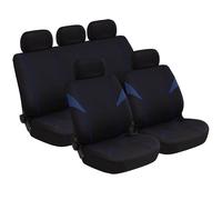 Coprisedili Universali Auto Per Sedili Standard, 2 Zip Posteriori Coprivolante