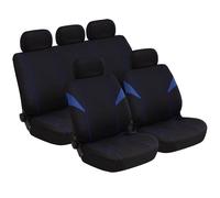 Coprisedili Universali Auto Per Sedili Standard, 2 Zip Posteriori Coprivolante