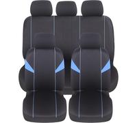 Coprisedili Universali Auto Sedili Standard, 2 Zip Posteriori Coprivolante MOD.H