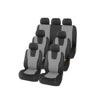 Coprisedili Universali Copri Sedile Auto Per Peugeot Per Auto Da 1/2/5/7 Posti, Coprisedile Compatibile Accessori Interni Universali Airbag(7 seats-gray)