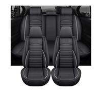 Coprisedili universali in pelle per auto, compatibili con Skoda Octavia 3 Jetta Mk6, compatibili con Kia Gol G5 G6 Kia Morning Ford Focus 2, accessori per interni auto.(Black)
