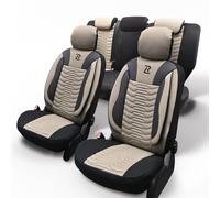 Coprisedili universali per auto, colore beige nero