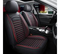 Coprisedili Universali Per Auto Per Nissan Per Qashqai J11 Per Marzo Per Versa Per Calci Per Tiida Coprisedile Traspirante(Nero rosso)