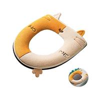 Coprisedili WC Copri Riutilizzabile Toilette Copri Sedile Tappetino WC Universale Coprisedile per WC Spessa e Morbida sedile water modello gattino per la maggior parte dei servizi igienici(37X43 cm)