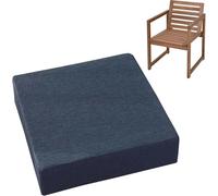 Copriseduta Del Divano Da Giardino Esterno Impermeabile Federe Di Ricambio Per Cuscini Da Giardino In Tinta Unita Memory Foam Antiscivolo Sfoderabili(#4,50x50cmx3cm)