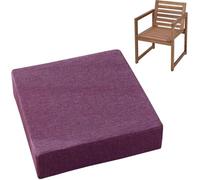 Copriseduta Del Divano Da Giardino Esterno Impermeabile Federe Di Ricambio Per Cuscini Da Giardino In Tinta Unita Memory Foam Antiscivolo Sfoderabili(#16,50x50cmx5cm)
