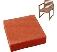Copriseduta Del Divano Da Giardino Esterno Impermeabile Federe Di Ricambio Per Cuscini Da Giardino In Tinta Unita Memory Foam Antiscivolo Sfoderabili(#11,45x40cmx3cm)